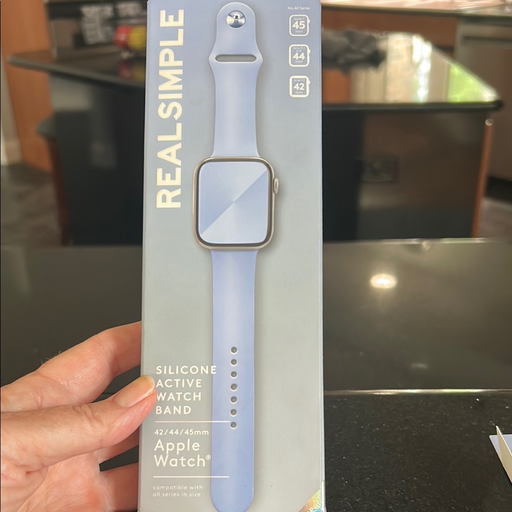 Real Simple Watch Silicone Active Band - Light Blue
